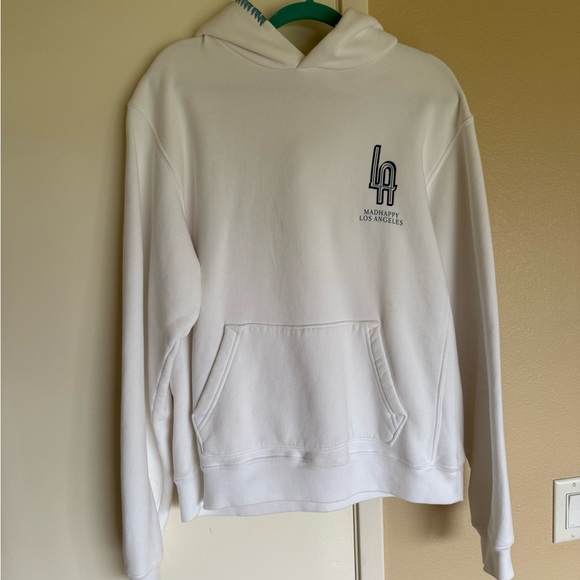Madhappy White Hoodie with Logo